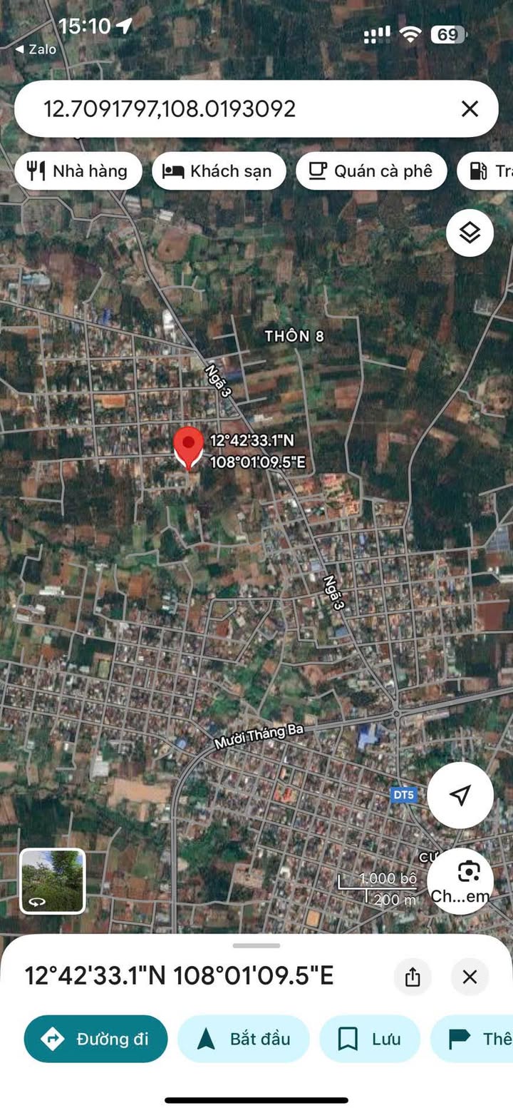 Đất nền thổ cư Thôn 4 Cubur - Buôn Ma Thuột 180m² chỉ 1.48 tỷ - Đầu tư sinh lời