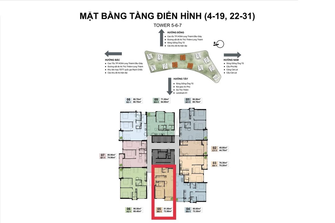Căn hộ The Prive An Phú 81m² giá 10.26 tỷ - View sông trực diện độc đáo!