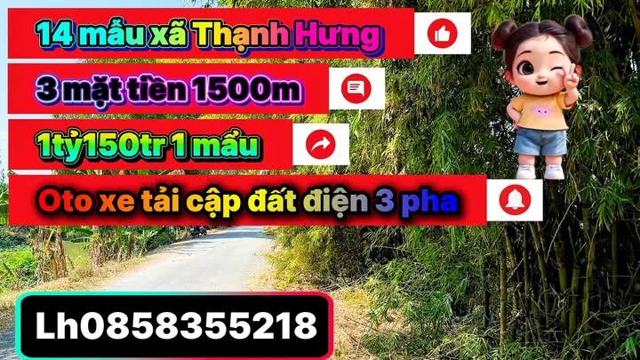 Đất nền 10.000m² xã Thạnh Hưng, huyện Tân Hưng giá chỉ 1,15 tỷ - Đầu tư sinh lời ngay!