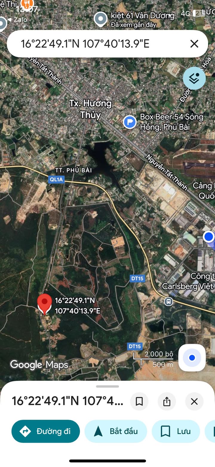 Đất Phú Bài 3.300m² giá 6.6 tỷ - Đầu tư tuyệt vời!