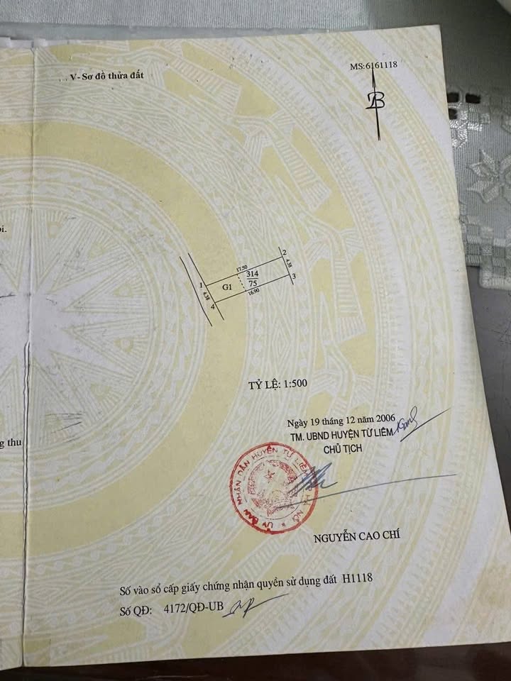 Bán đất Cổ Nhuế 75m² giá 13.8 tỷ - Cách mặt phố chỉ 30m!