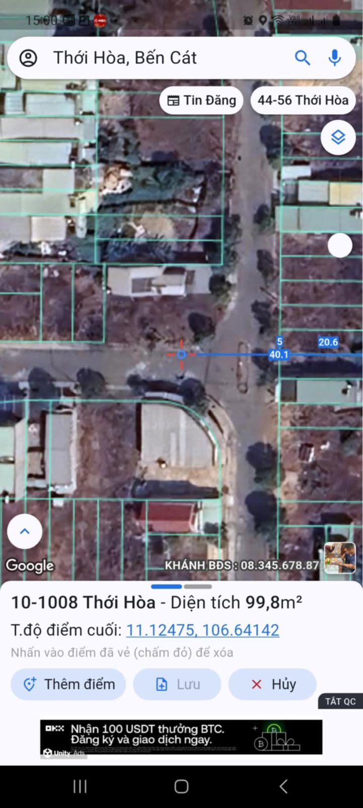 Đất nền khu H Golden Mỹ Phước 3 Bến Cát 100m² giá 1.6 tỷ - Cơ hội đầu tư sinh lời!