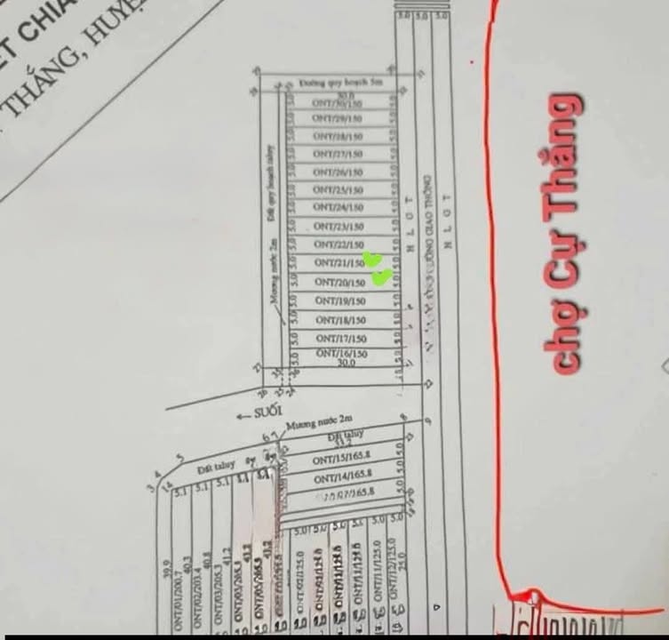 Đất đấu giá khu 7 - Xã Cự Thắng 300m² giá 1 tỷ - Tiềm năng sinh lời cao!