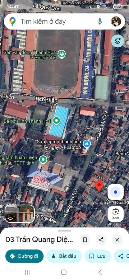 Nhà 3 tầng Phường Ba Đình, TP Thanh Hóa 42,5m² giá chỉ 1,85 tỷ - Chỉ việc xách vali vào ở ngay!