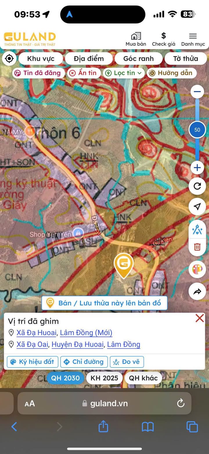 Đất mặt tiền đường 721, Bảo Lâm, 1425m² - Cần bán gấp giá tốt!