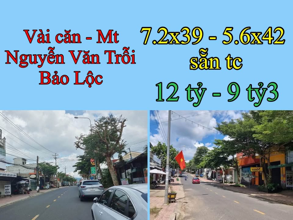 Nhà mặt tiền Nguyễn Văn Trỗi Bảo Lộc 235.2m² giá 9.3 tỷ - Đầu tư sinh lời tuyệt vời!