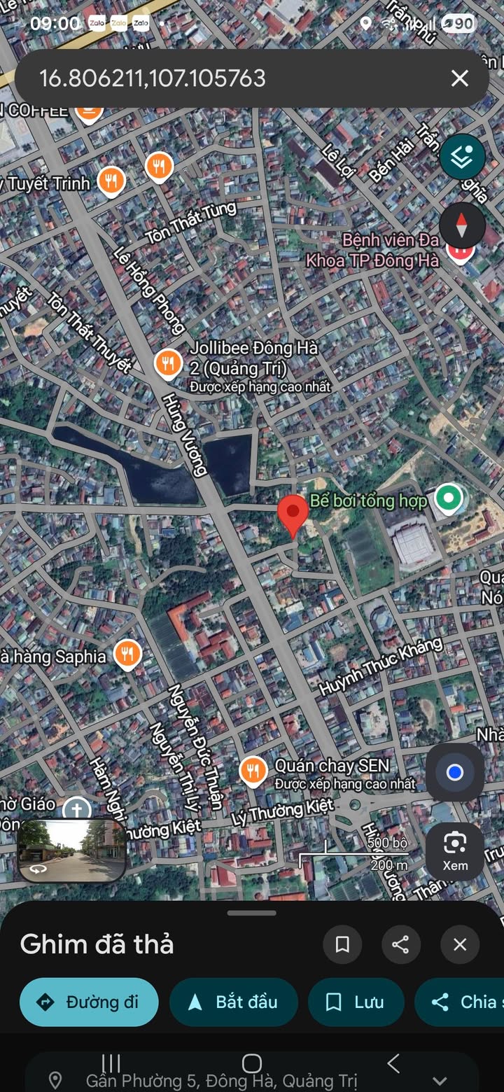 Đất nền mặt tiền Hùng Vương, Đồng Hới 144m² giá chỉ 1.4 tỷ - Đầu tư sinh lời ngay!