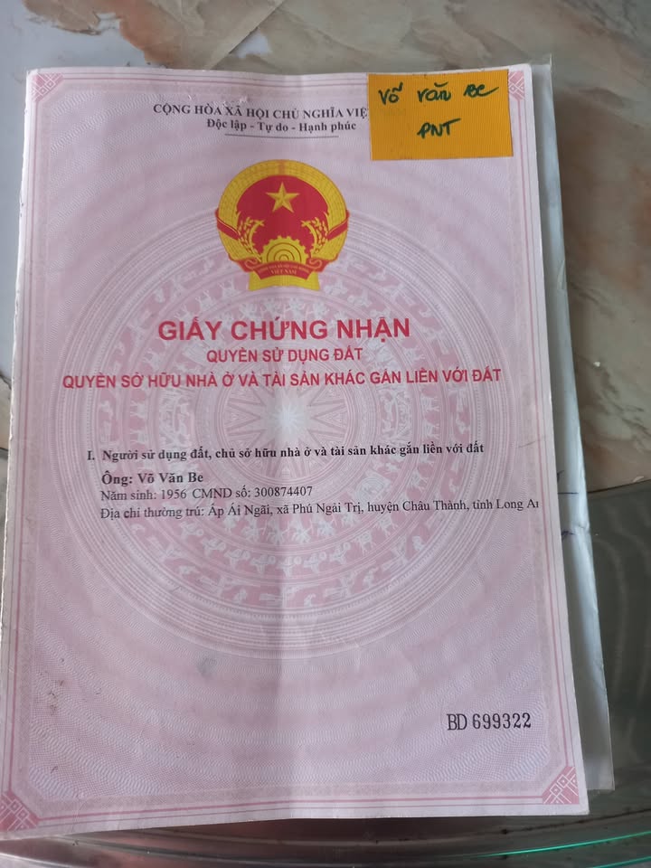 Đất thổ cư 150m² tại Ái Ngãi, Châu Thành, Long An - Giá thỏa thuận hấp dẫn!