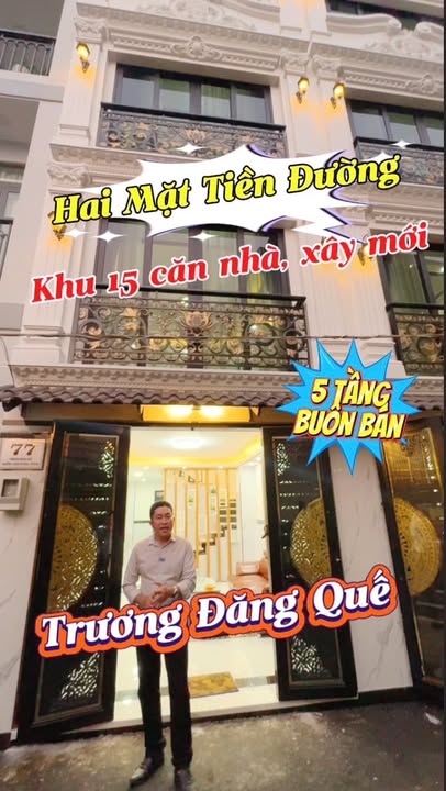 Nhà mặt tiền Trương Đăng Quế, Gò Vấp 54m² - Kinh doanh tốt, ô tô vào tận nơi!