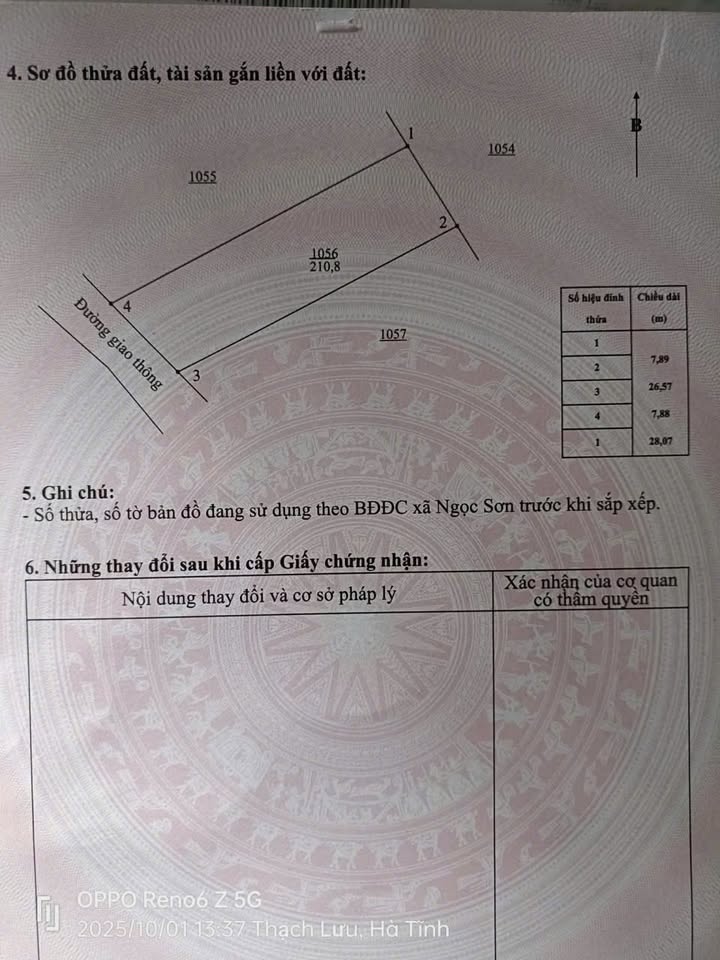 Đất chính chủ Huyện Kỳ Anh 208m² giá 700 triệu - Cơ hội đầu tư tuyệt vời!