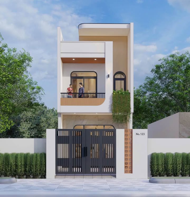 Nhà 2 tầng đường Hai Bà Trưng, Bình Sơn 97m² giá 2.8 tỷ - Thiết kế hiện đại mới 100%!