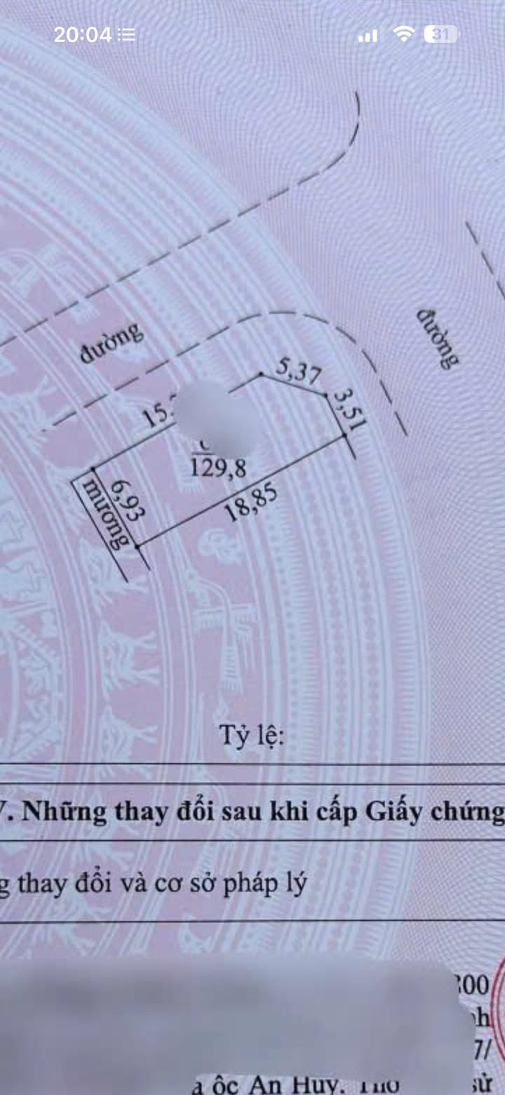 Đất nền lô góc KDC An Huy Tân Yên 129m² - Cơ hội đầu tư trước Tết!