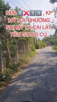Đất nền 830m² tại Khu phố Mỹ Lợi, Cai Lậy giá 800 triệu - Bán gấp chính chủ!