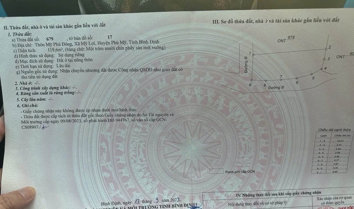 Đất nền lô góc 119m² tại Thị trấn Bình Dương chỉ 200 triệu - Cơ hội vàng cho gia đình trẻ!