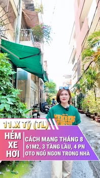 Nhà phố hẻm xe hơi Quận 3 61m² giá 11 tỷ - Chính chủ bán gấp!