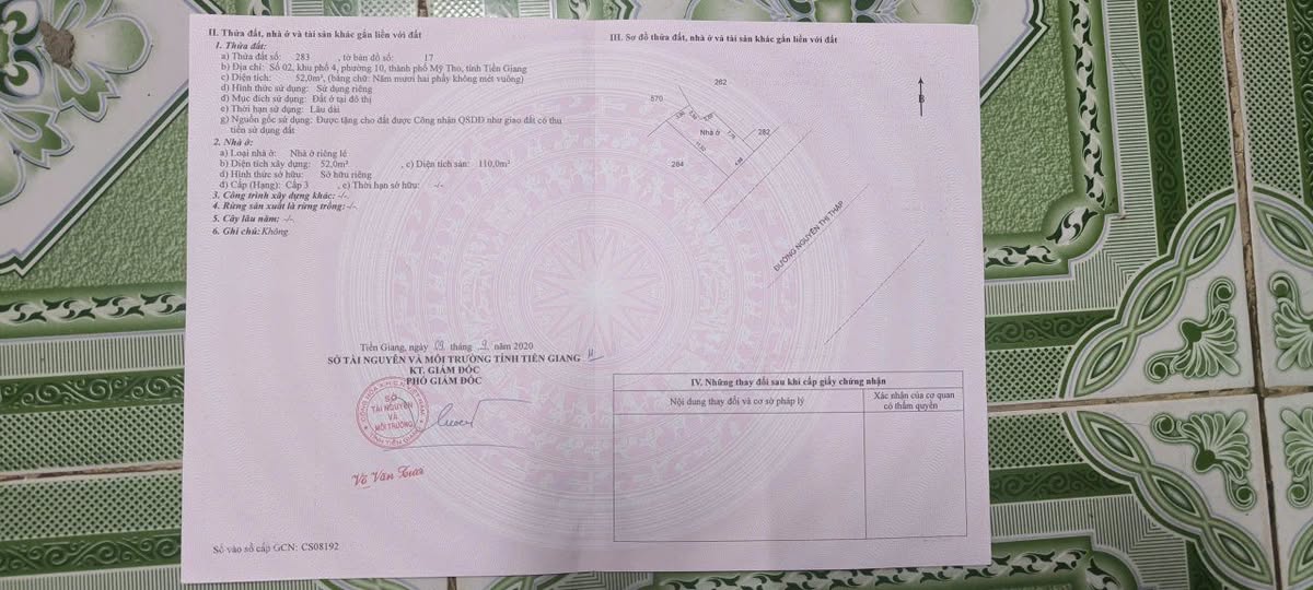 Nhà mặt tiền Quốc lộ 60, Phường 10, TP. Mỹ Tho 52m² giá 3.3 tỷ - Kinh doanh sầm uất!