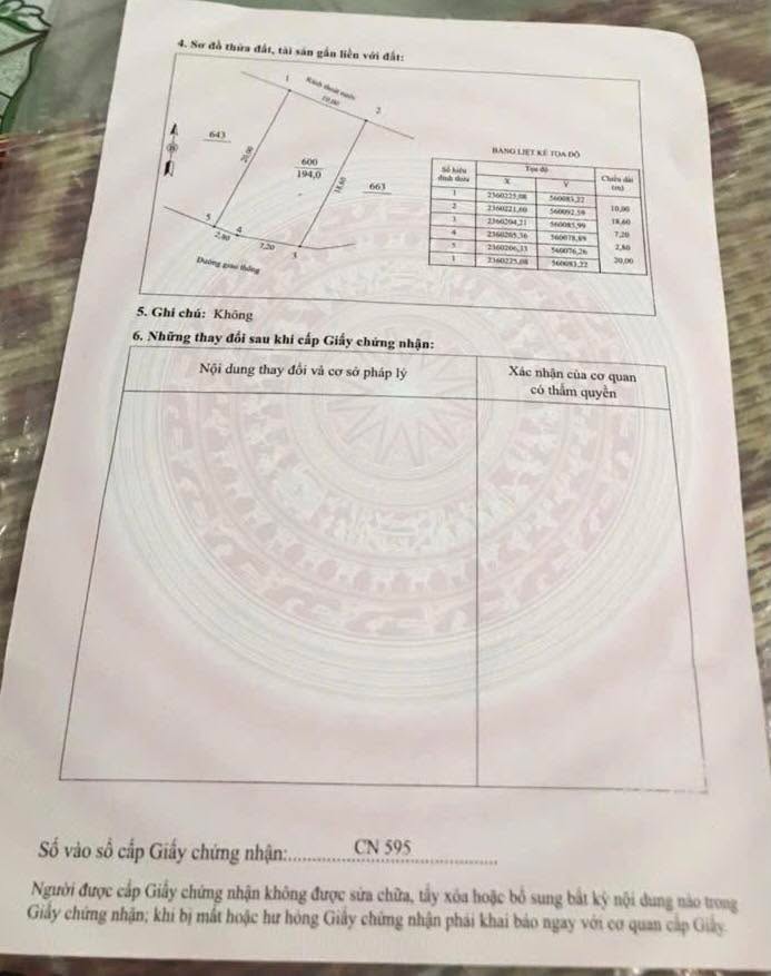 Đất nền chính chủ Xã Thanh Đình 196m² giá chỉ từ 20 tỷ - Cơ hội đầu tư hấp dẫn!