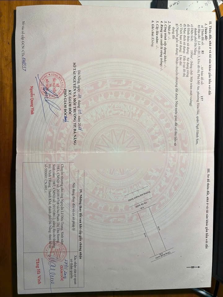 Đất nền Phường Hòa Hải, Đà Nẵng 100m² giá 5.65 tỷ - Gần FPT, tiện ích đầy đủ!