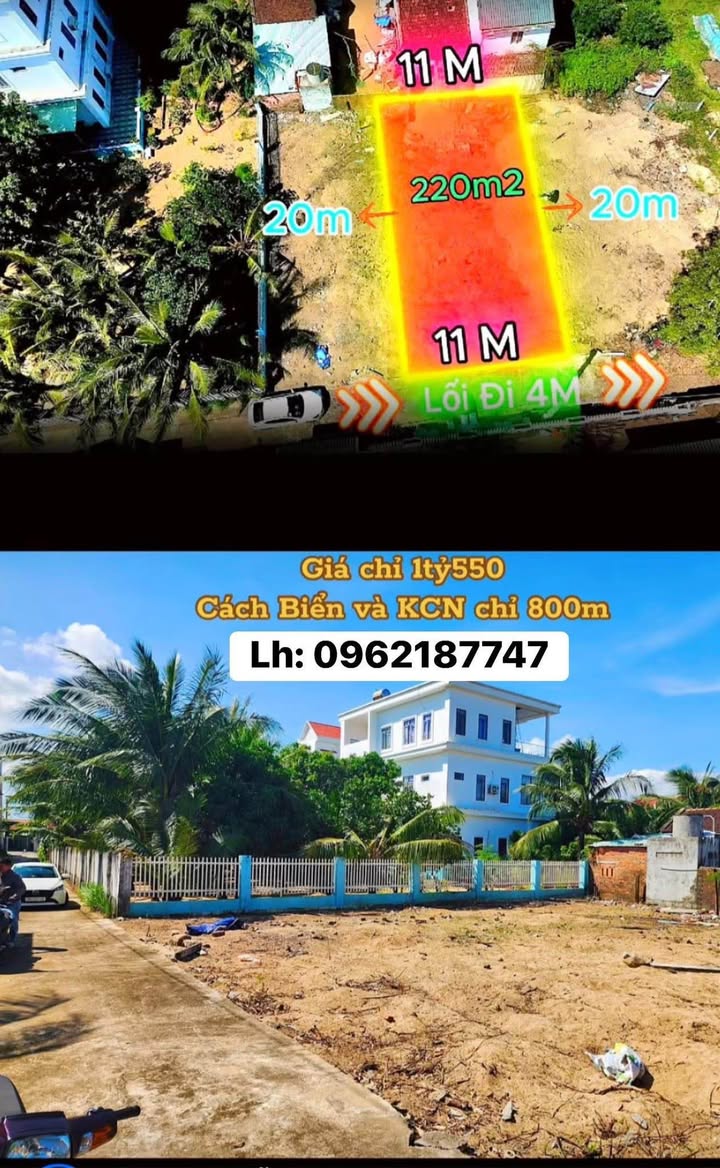 Đất nền trung tâm Quận Bình Tân 220m² giá 1.55 tỷ - Đầu tư sinh lời ngay!