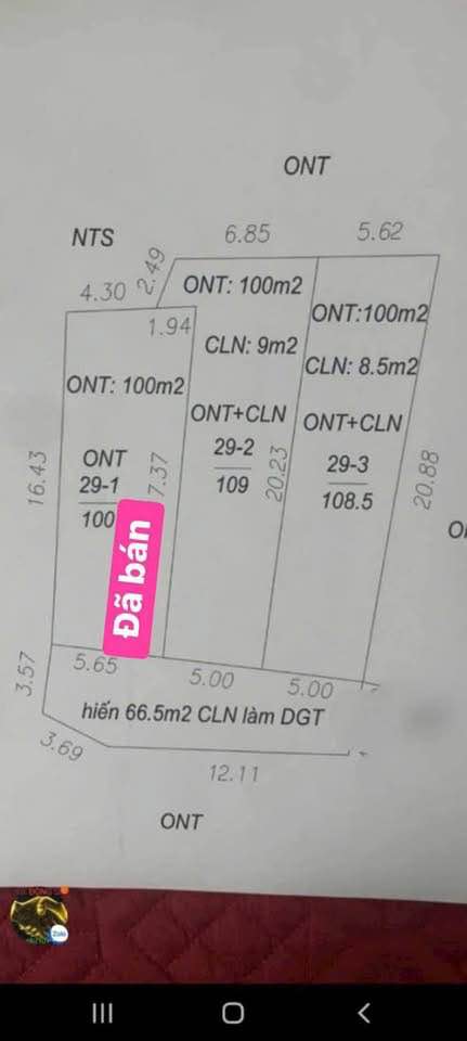 Đất nền xã Văn Hội - Ninh Giang 108,5m² giá chỉ 400 triệu - Cơ hội đầu tư vàng!