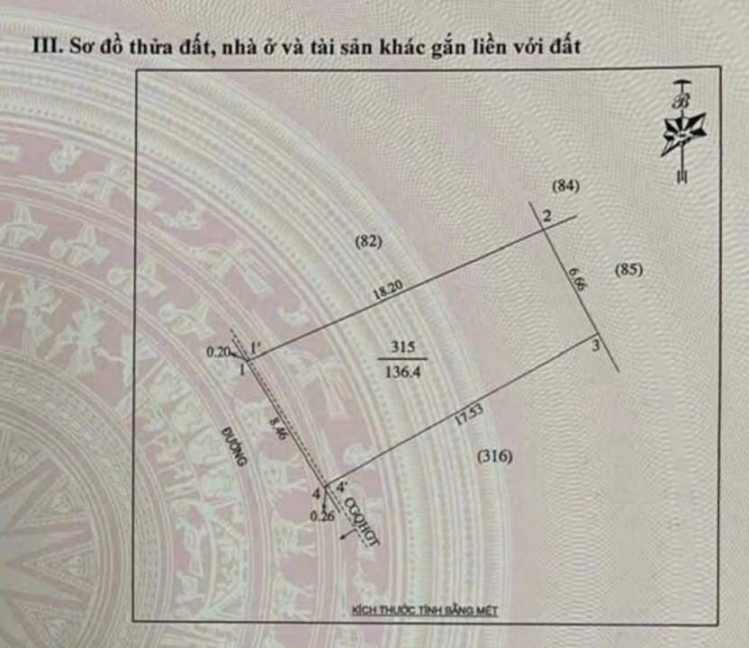 Nhà cấp 4 Phường Hà Huy Tập 136m² giá 5 tỷ - Chính chủ bán gấp!