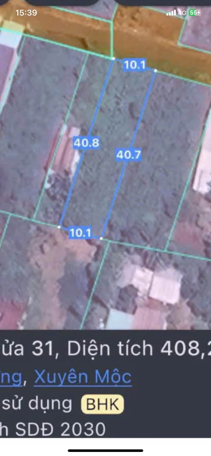 Đất nền Xã Hòa Hưng, Xuyên Mộc, 408m² giá chỉ 1 tỷ - Đầu tư sinh lời ngay!