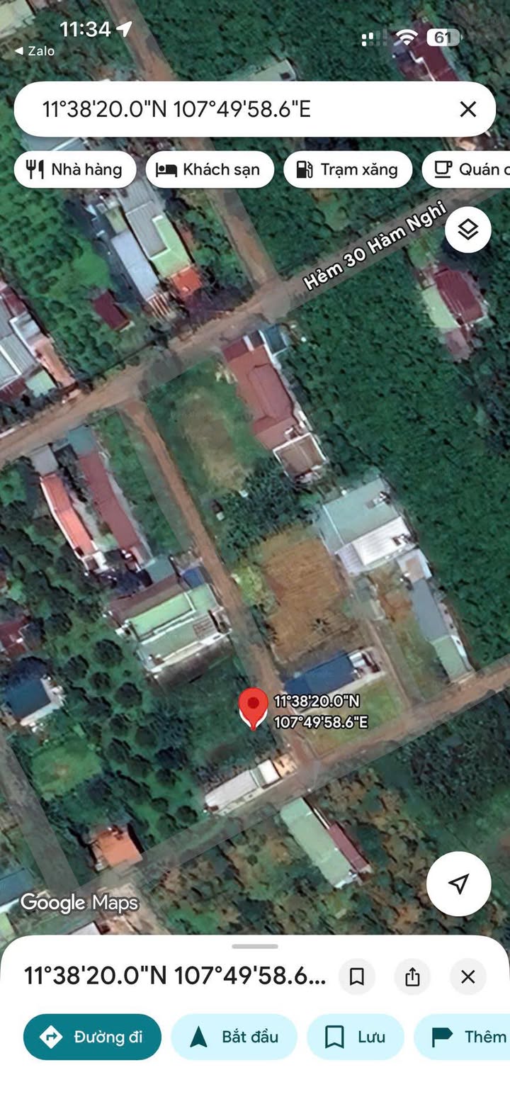 Đất thổ cư Lộc Thắng 122m² giá 1.2 tỷ - Chính chủ bán gấp!