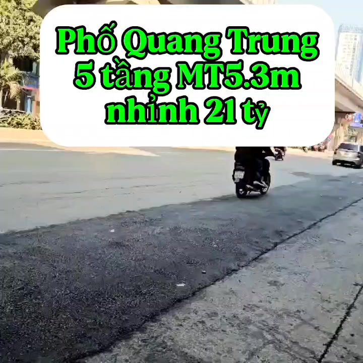 Nhà phố Quang Trung, Hà Đông 50m² giá 21 tỷ - Kinh doanh đỉnh cao!