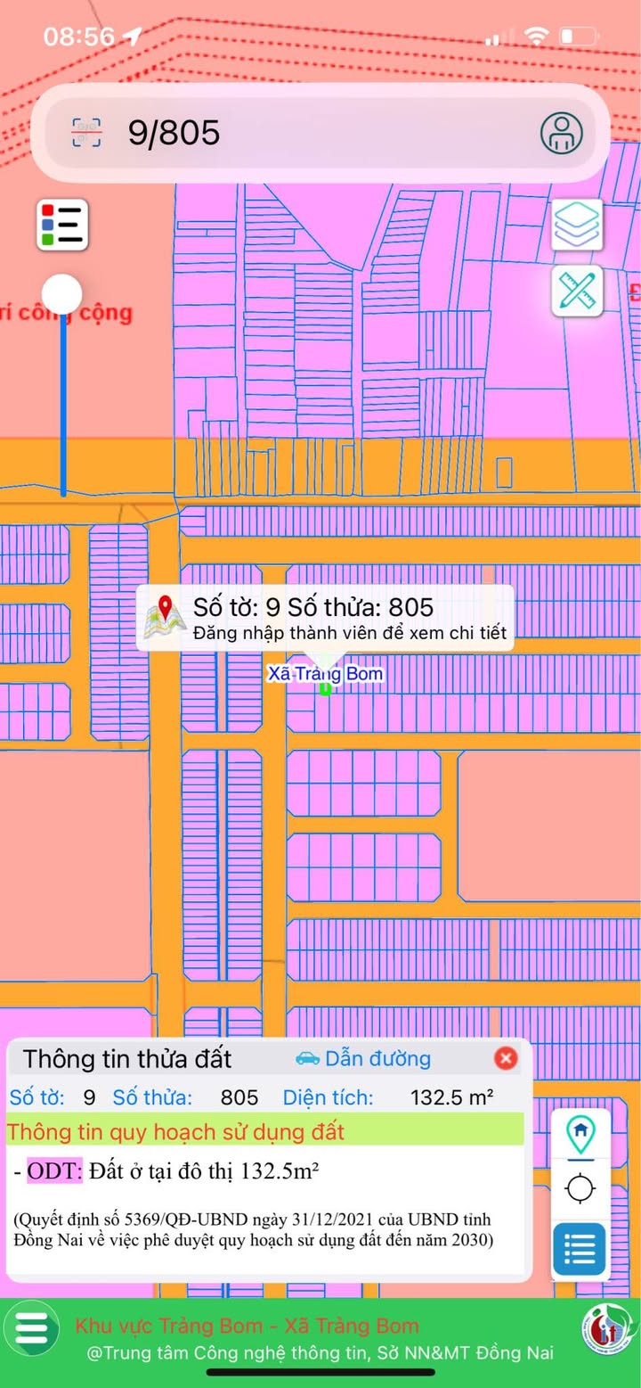 Đất nền ngay trung tâm xã Trảng Bom 133m² giá 2 tỷ - Sổ đỏ thổ cư 100%!