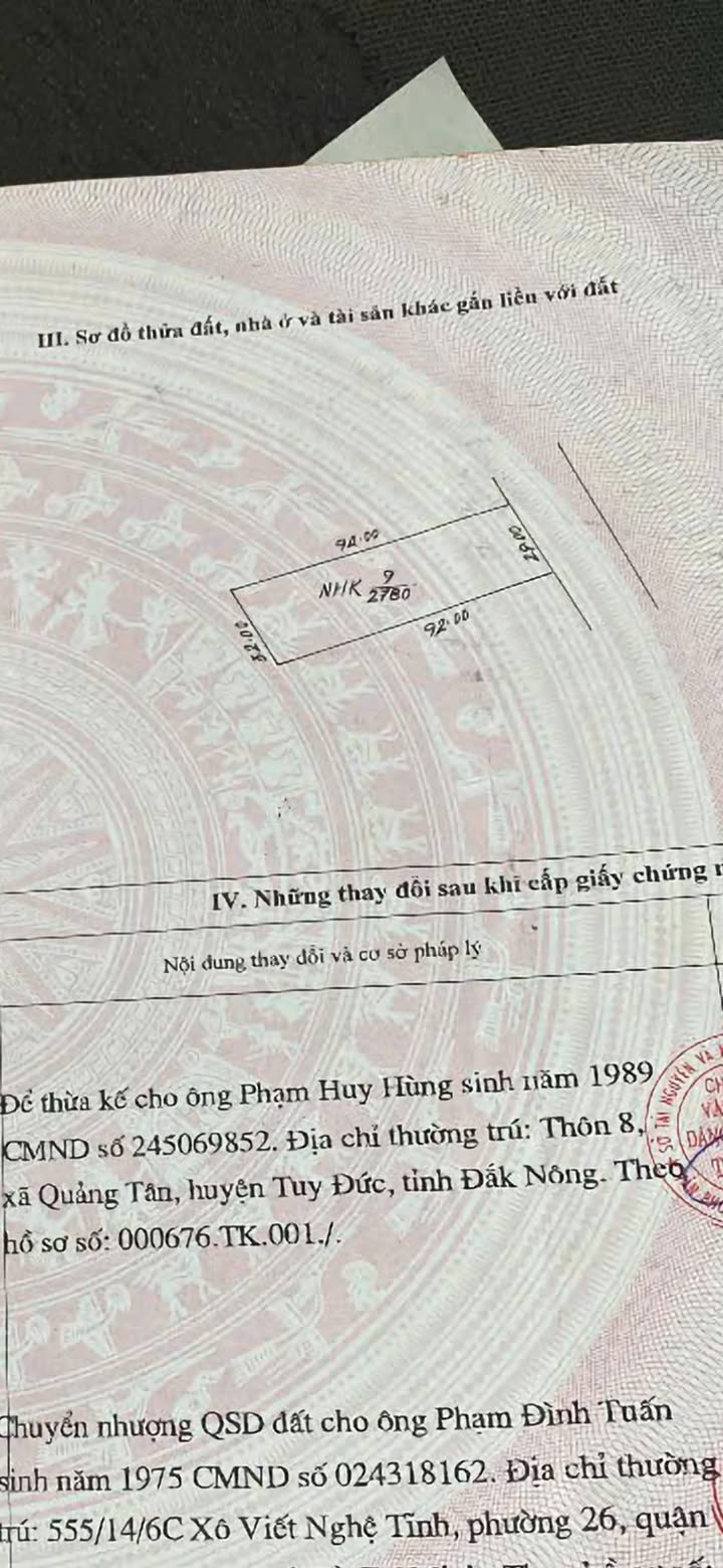 Đất mặt tiền tỉnh lộ 681, xã Quảng Tân, 2668m² chỉ 82 triệu/m - Đầu tư sinh lời ngay!