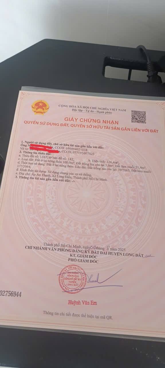 Nhà cấp 4 mới xây tại Xã Phước Hưng, Huyện Long Đất, 125m² giá 1.5 tỷ - Sẵn sàng vào ở ngay!