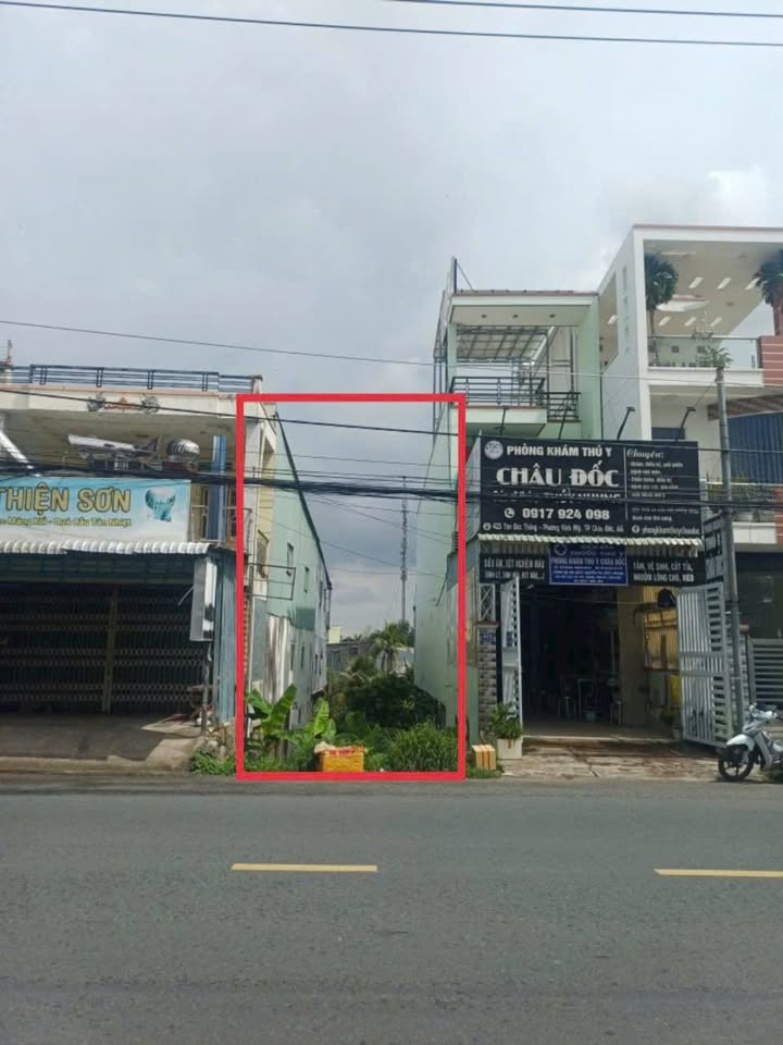 Đất nền mặt tiền Tôn Đức Thắng, Châu Đốc 117m² giá 3.5 tỷ - Đầu tư sinh lời ngay!