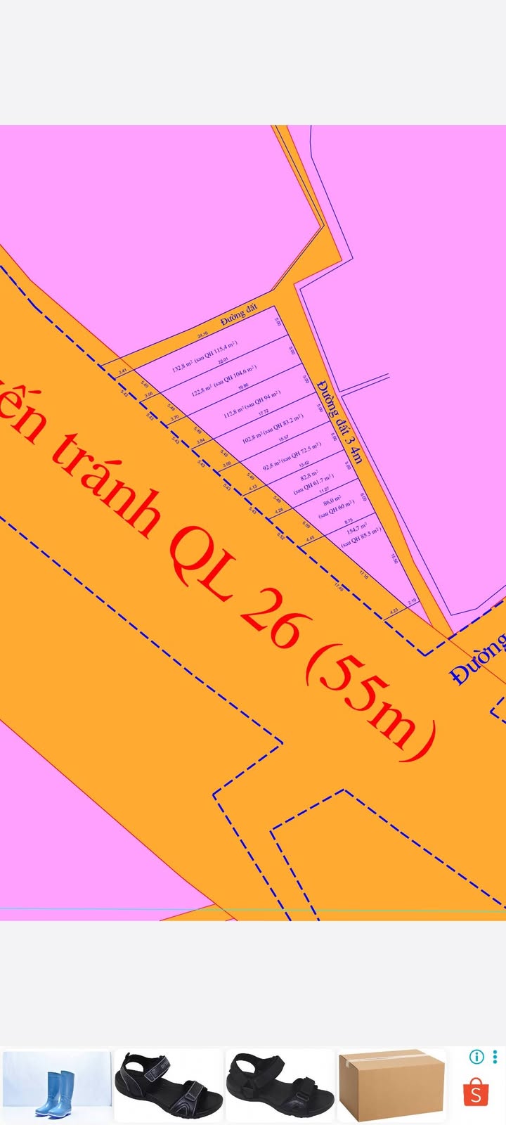 Đất nền mặt tiền Quốc lộ 26, Ninh Hòa, 82m² giá 900 triệu - Cơ hội kinh doanh hấp dẫn!