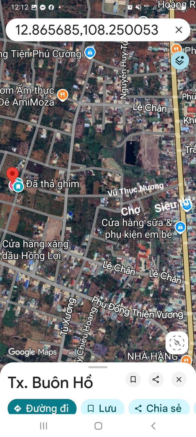 Lô đất chính chủ tại phường Thống Nhất, Buôn Hồ 330m² - Đầu tư sinh lời ngay!