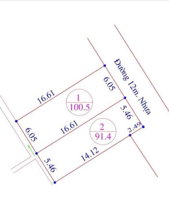 Đất nền Phong Thịnh, Vinh 100.5m² giá 2.27 tỷ - Tiềm năng sinh lời cao!