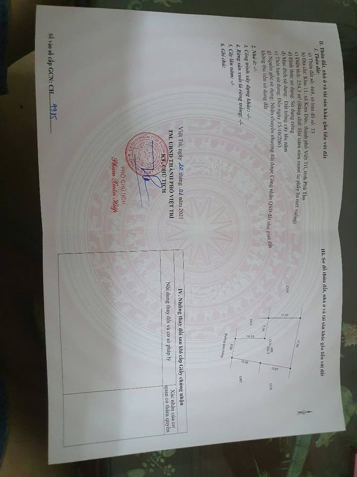 Đất thổ cư Vân Phú 1000m² giá 5 tỷ - Đầu tư tiềm năng!