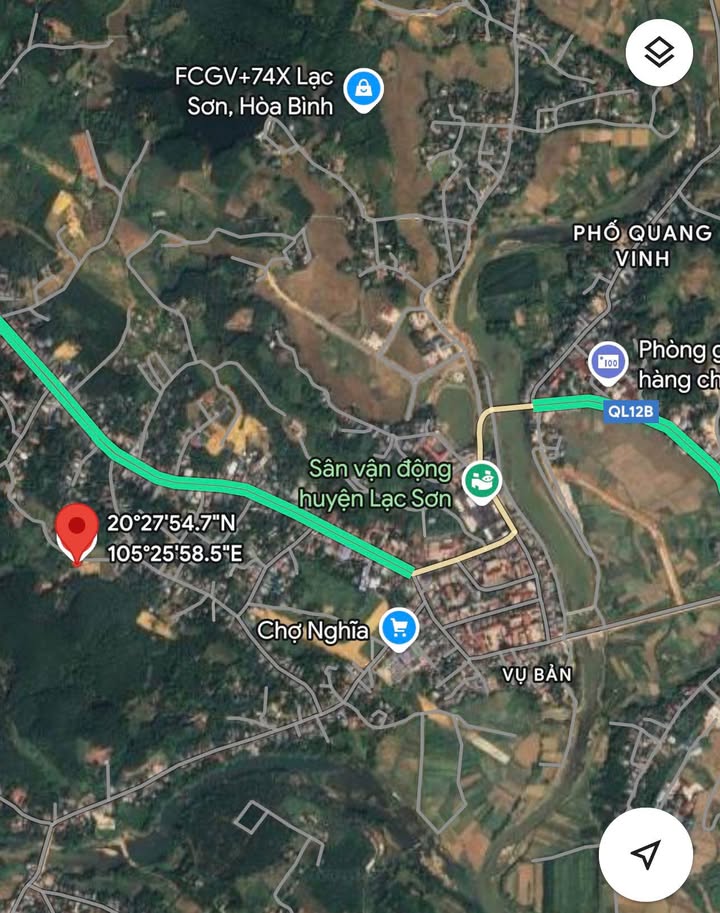 Đất phân lô 3.329m² tại trung tâm Vụ Bản, Lạc Sơn, Hoà Bình - Tiềm năng sinh lời cao!