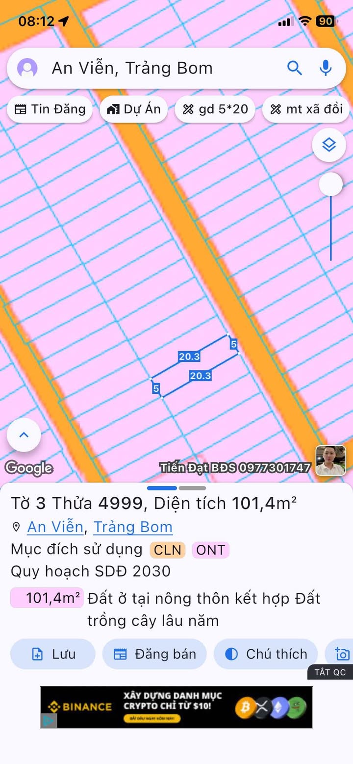 Đất nền An Viễn Trảng Bom 100m² giá chỉ 950 triệu - Sổ riêng chính chủ!