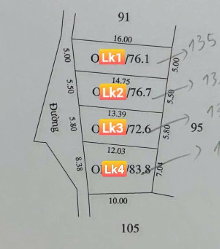 Đất nền 73m² tại Cương Chính, Tiên Lữ - Giá chỉ 800 triệu