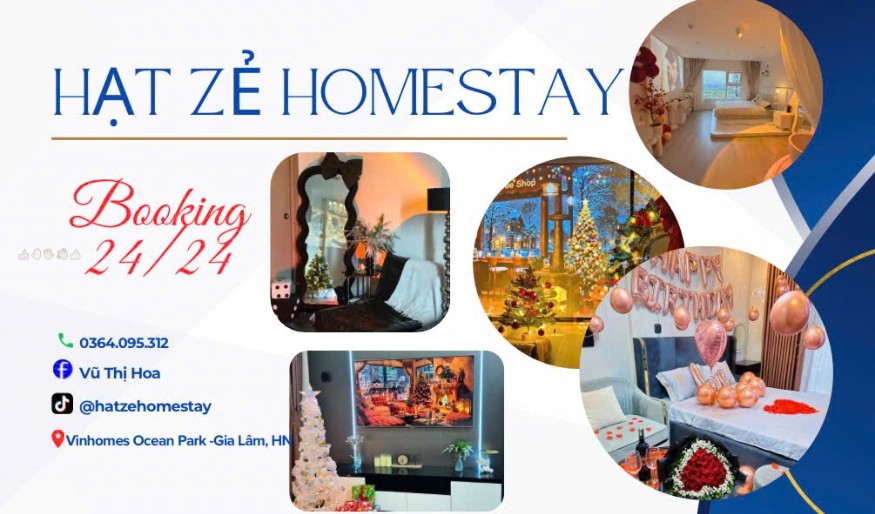 Phòng cho thuê tại Homestay Ocean Park, Gia Lâm, Hà Nội - Nghỉ dưỡng tuyệt vời ngay giữa lòng thành phố!