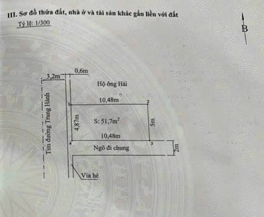 Lô góc mặt đường Trung Hành, Quận Hải An - 51,7m² giá 5,9 tỷ - Kinh doanh lý tưởng!