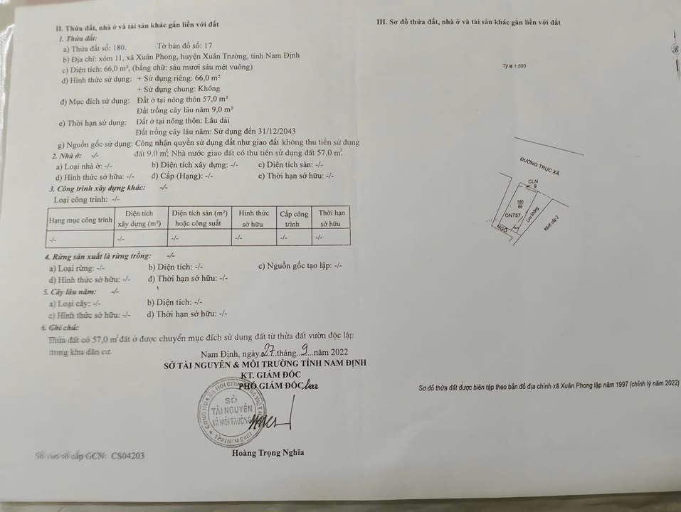 Nhà 4 tầng mới xây tại xóm 11, xã Gia Xuân, 300m² - Giá thỏa thuận hấp dẫn!