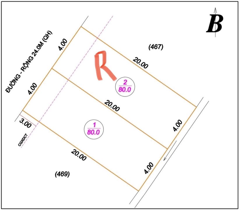 Đất nền Hưng Lộc, TP Vinh 80m² giá 2.9 tỷ - Cơ hội đầu tư hấp dẫn!