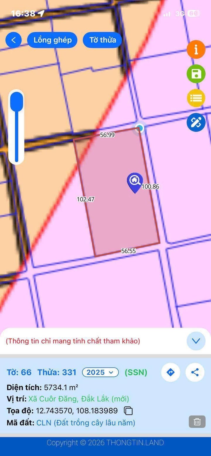 Đất Farm 5,4 Sào Hẻm Cấp 1 Đường Tránh Đông - Cơ hội đầu tư sinh lời!