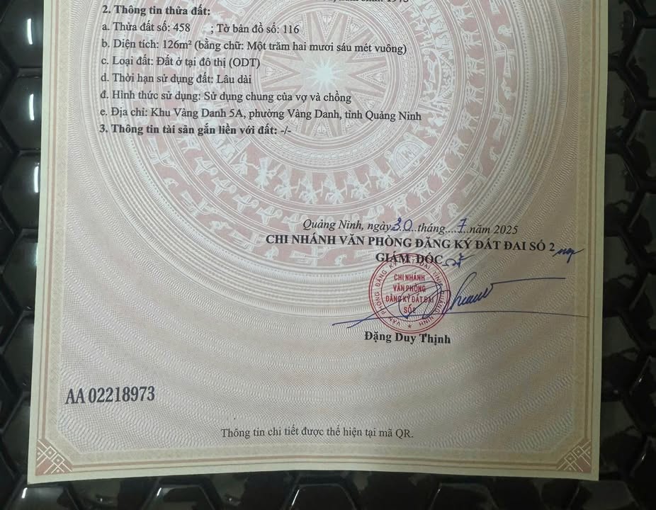 Đất nền Uông Bí Quảng Ninh 126m² giá 800 triệu - Đường lớn, xây dựng tự do!