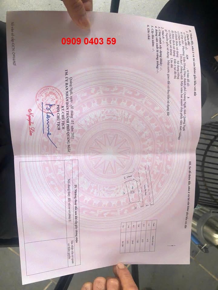 Đất nền lô góc 130m² tại đường Cẩm Thành, Quảng Ngãi - Sổ hồng chính chủ!