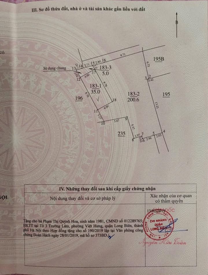 Đất nền Phúc Lợi, Long Biên 35m² giá 5.25 tỷ - Sổ hồng chính chủ