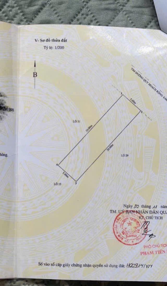 Đất nền Gara Phúc Anh, Thiên Lôi 100m² giá 10.3 tỷ - Cơ hội đầu tư hiếm có!