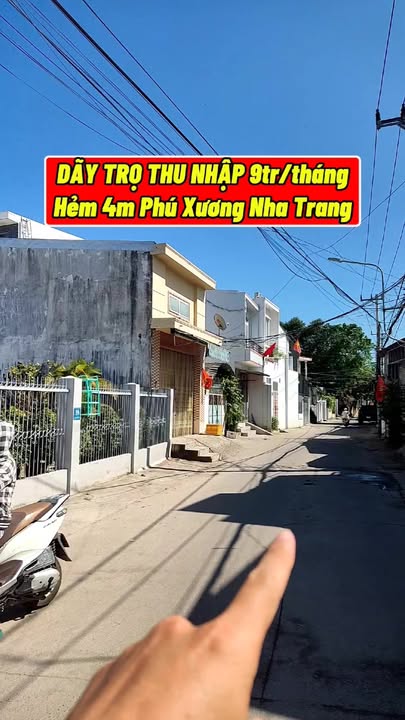 Dãy trọ 7 phòng Hẻm Phú Xương Vĩnh Hải 146.5m² giá 5 tỷ - Đầu tư sinh lời ngay!