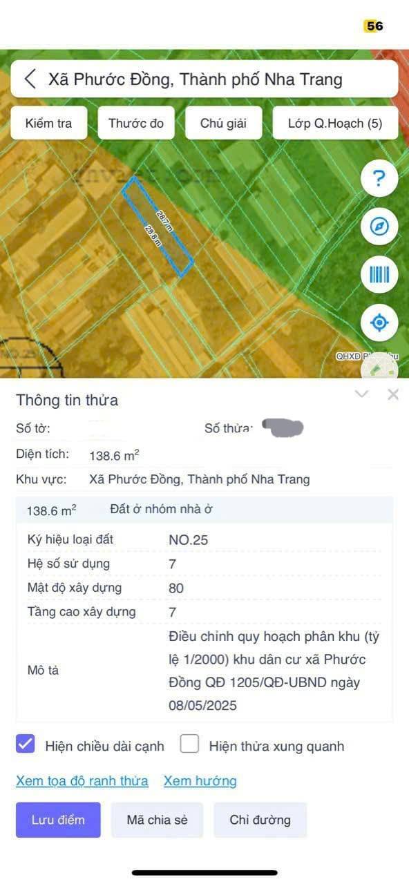Đất nền hẻm 3 Lư Giang - Phước Đồng, Nha Trang 138m² giá 1.16 tỷ - Đầu tư sinh lời ngay!